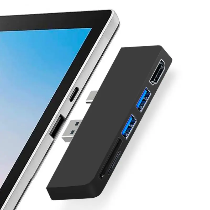 휴대용 다기능 USB 3.0 허브 분배기, 노트북, 휴대폰 데이터 전송, 노트북 액세서리, 공식 스토어, 5gbps