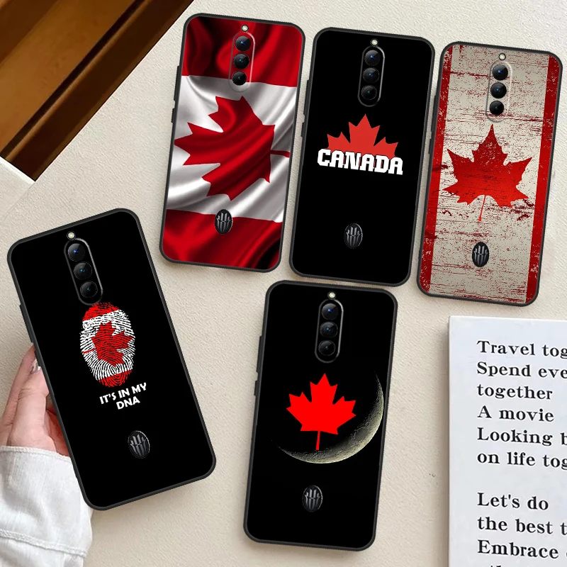 Canada Canadian Flag Cover Per Nubia Red Magic 8S 8 Pro Plus 7 7S 6 6S 6R 5S 5G Custodia Per Red Magic 9 Pro Plus