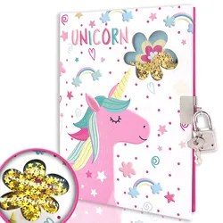 Lockable Secret Journal for Kids - 160-Page Adorable Diary with Keys (WHITE)