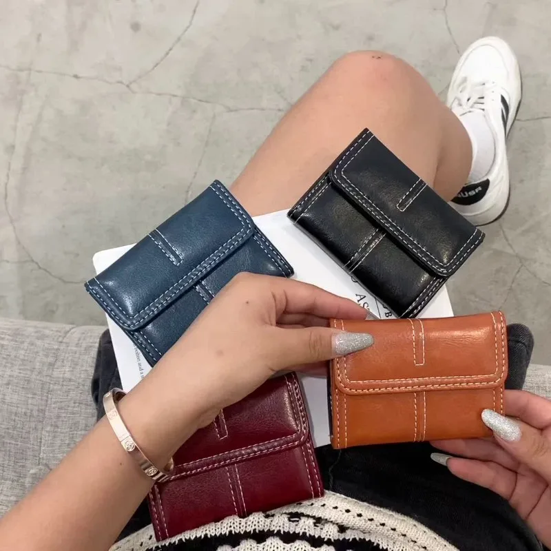 

Small Women Wallet Short Women's Wallet Card Holder Girls Mini Woman Fashion Lady Coin Purse for Female Clutch Bag