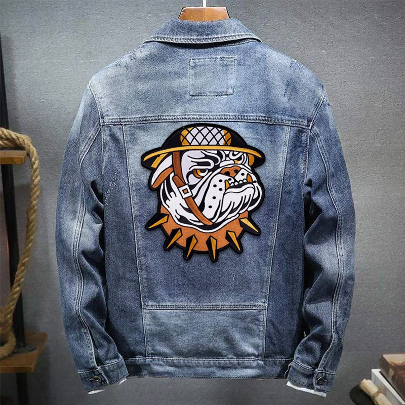 Punk Patch Jackets Iron Applique, Large Sew Patches Jackets