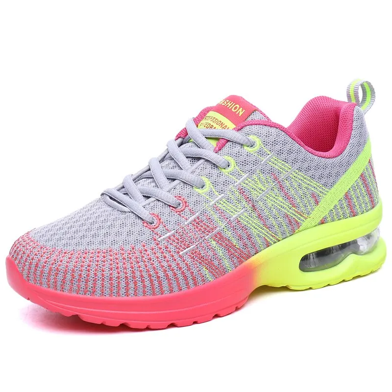 Running Shoes Womens Sneakers Air Cushion Shoes Women Shoes Running Shoes For Women Outdoor Elastic Jogging Sneakers Air Cushion Sports Tennis