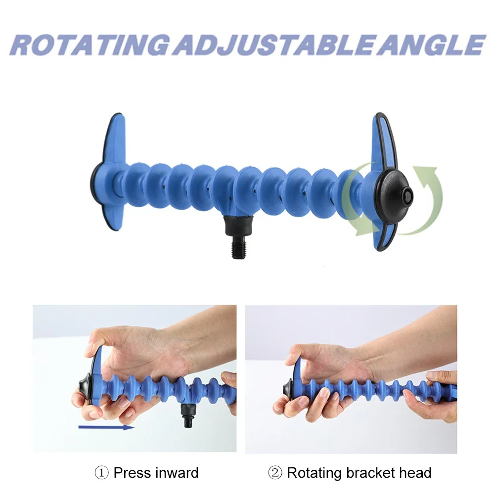 Big Fishing Rod Holder Feeder Rod Rest Head Plastic Carp Fishing Pole Bracket Adjustable for Universal Holder Rack Accessories