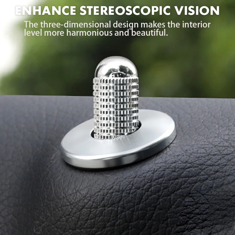 Aluminum Alloy Car Door Bolt Lock Pin Doors Bolt For Mercedes Benz C W205 GLC GLE E W213 CLA GLA A Class Modified Accessories Car Door Lock Pins Car Interior Accessories Car Exterior Accessories