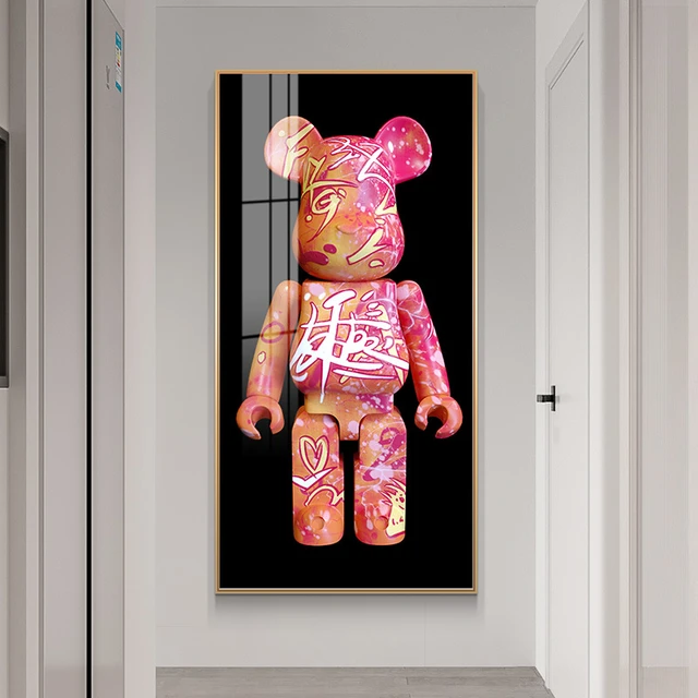 Figure Bearbrick Supreme Modern Wall Art Supreme Canvas -  Israel