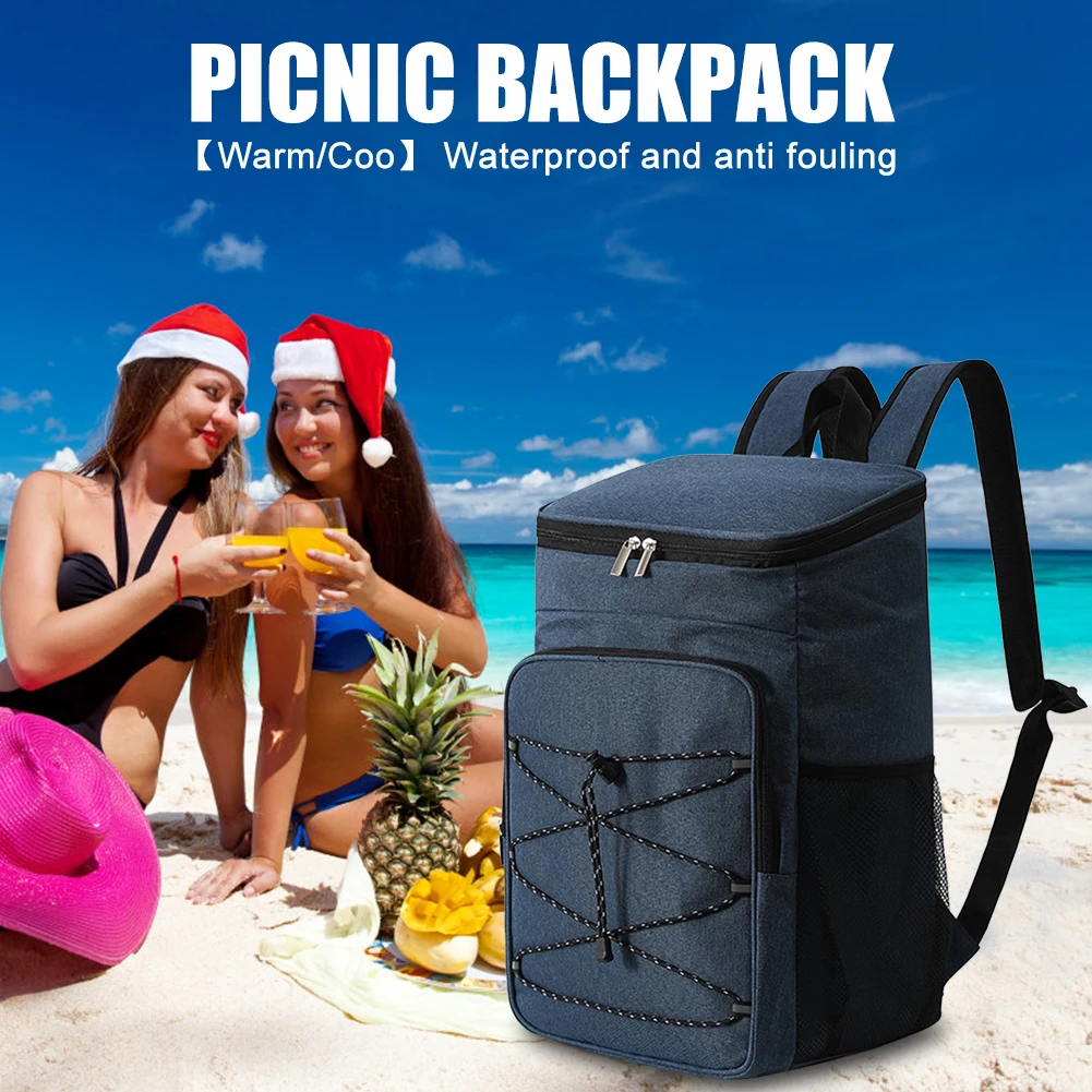 Insulated Cooler Bag Thermal Backpack Waterproof Picnic Bag Leak-Proof Isothermal Fridge Backpack Beer Camping Supplies