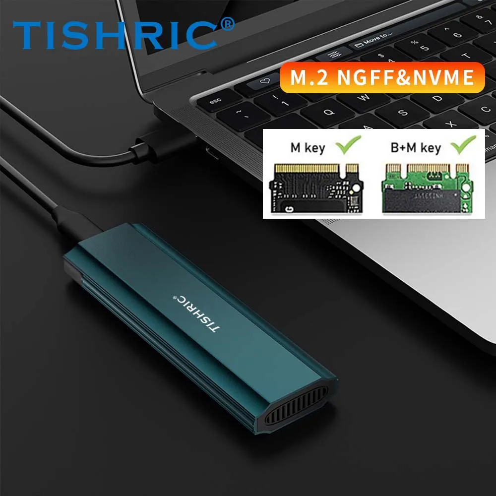 NGFF/NVME/NGFF+NVME Enclosure solid state drive,external hard drive,external hard drive case,ssd enclosure,hard drive enclosure,hard disk case,external hard drive box,hdd case enclosure 10Gbps 5Gbps USB To Type C SSD M2 NVME for 2230 2242 2260 2280