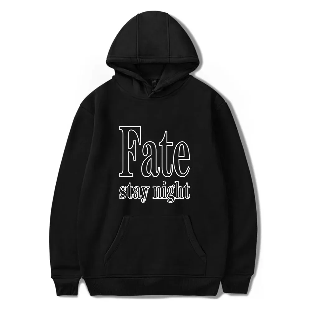 Anime fate stay night cosplay hoodie harajuku sweatshirts streetwear hip hop pullover com capuz jaqueta casual agasalho 2024