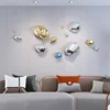 Modern Stone Hanging Decorations Abstract Ornament Creative  Background Wall Decoration Home Bedside Decoration Accessories A 4