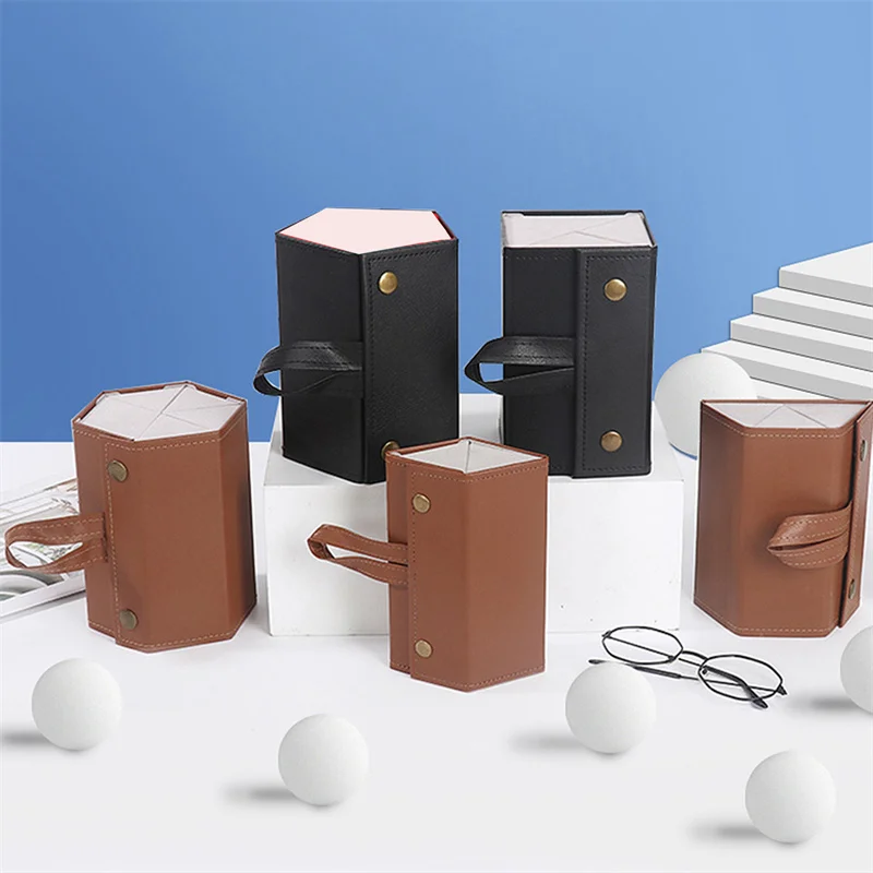 

Portable Glasses Organizer 3/5Grids Multi-slot Eyeglasses Storage Display Travel Folding Sunglasses PU Leather Case Home Storage
