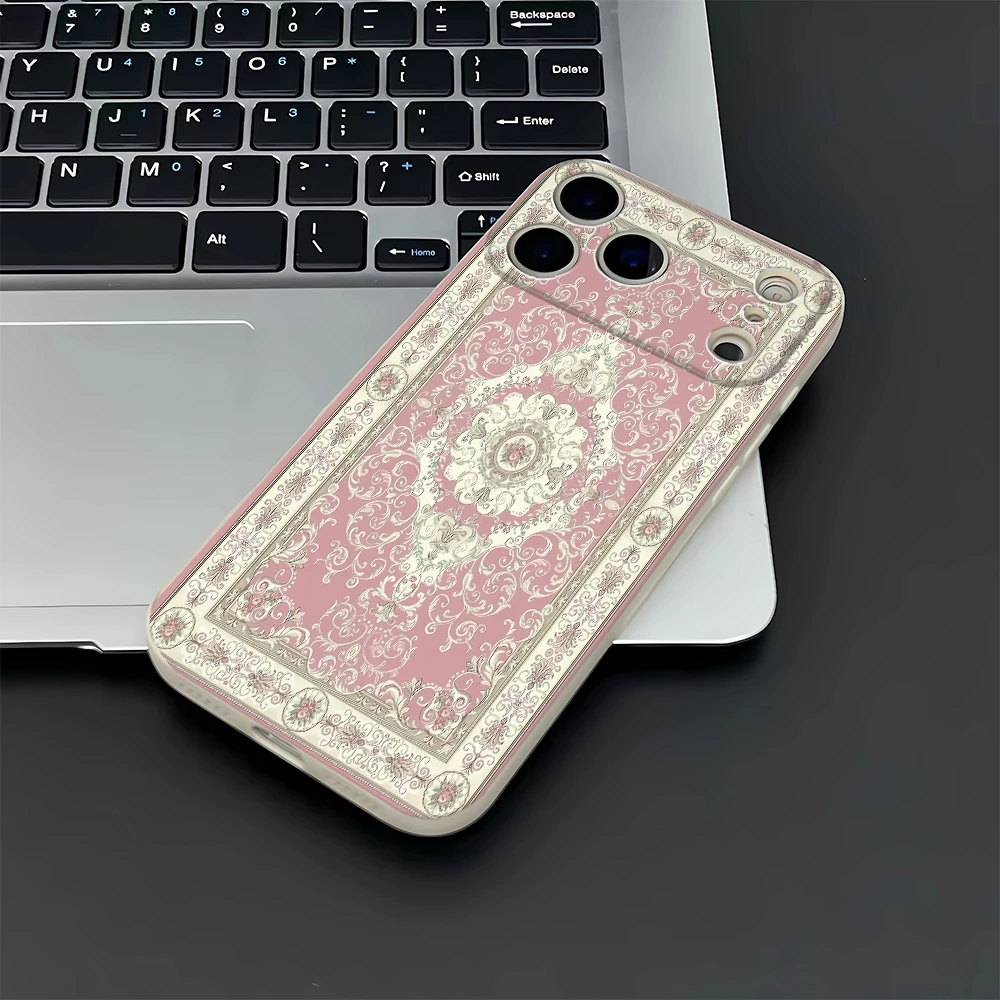 Vintage Persian Carpet Design Shockproof Silicone Phone Case