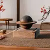 1pc Wooden Scent Diffuser - Jupiter Shape No Essential Oil Needed Home Decor & Fresh Air Dorm Room Essential