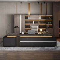 مصمم الصينية بوس الجدول بسيط الحديثة الصينية الاستقبال أدراج مكاتب خزانة مؤتمر مكتب غير عادي Meuble الأثاث 2