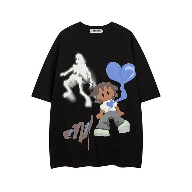 Cartoon Print Vintage T-shirt 1