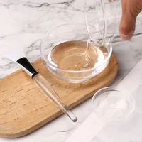 10/5/3/1pcs Facial Mask Bowl Mixing Bowl Acrylic Oil Bowl Set Face Mud Mixing Brush Applicator Beauty Salon DIY Skin Care Tools 5