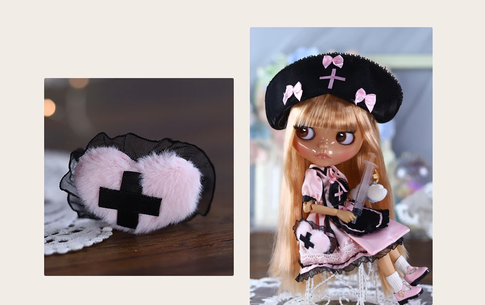 Bethanelle – Premium Custom Neo Blythe Doll with Blonde Hair, Tan Skin & Shiny Cute Face 5