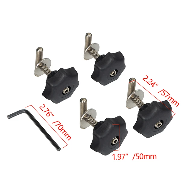 Auto Befestigungs Schrauben Edelstahl 50mm Locking Schiene T-bolzen mit  hexagon buchse Für Volkswagen Multivan Bus T5 von BJ 2003 - AliExpress