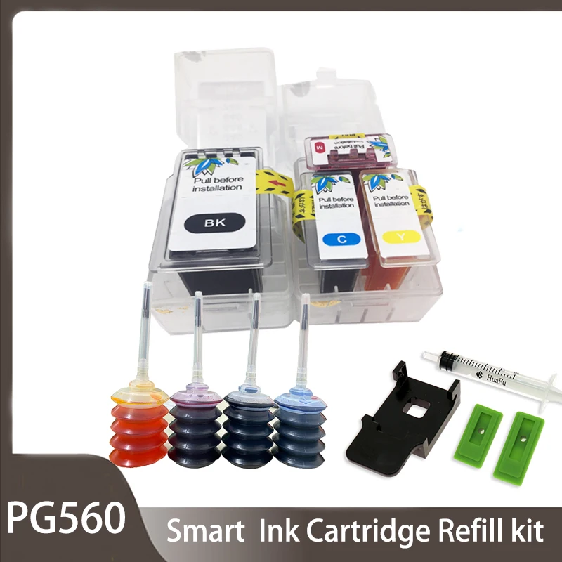 560XL561XLForCanonPG560CL561XLSmartInkCartridgesRefillKit