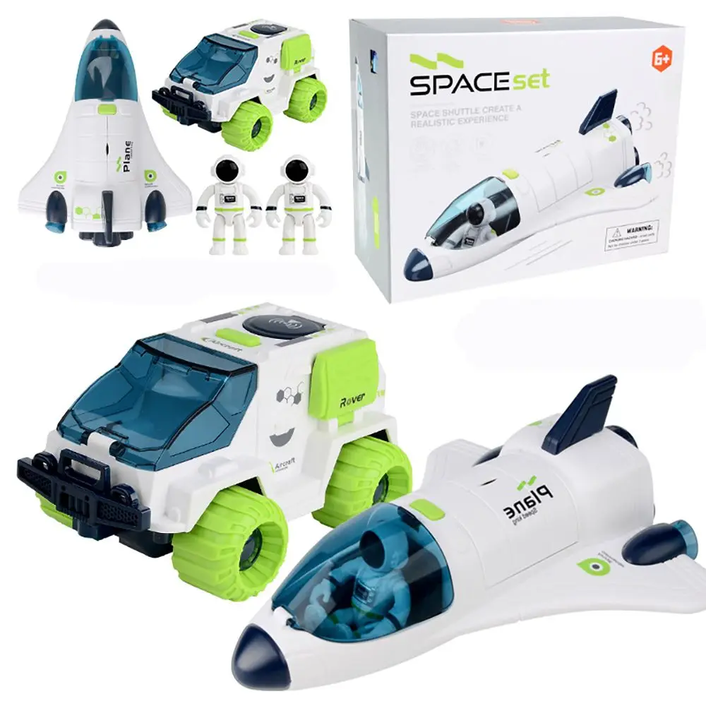 Spaceship Series Mini Astronaut Kids Cognition Space Exploration Toys Spacecraft Shuttle Aviation Model Return Cabin