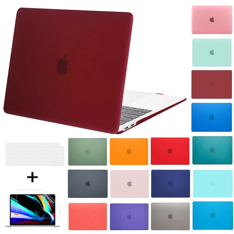 Матовый чехол для ноутбука Macbook Air 15,3 A2941 M2, защитный чехол с чипом для MacBook Pro 15 16,2 A2485 A2780 A2141 A1286 A1707 A1990