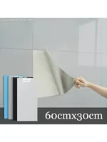 10Pcs Self-adhesive Marble Tiles Sticker Waterproof 30cmx60cm Tiles Floor Stickers PVC Tile  Kitchen Bathroom Wall Sticker 6