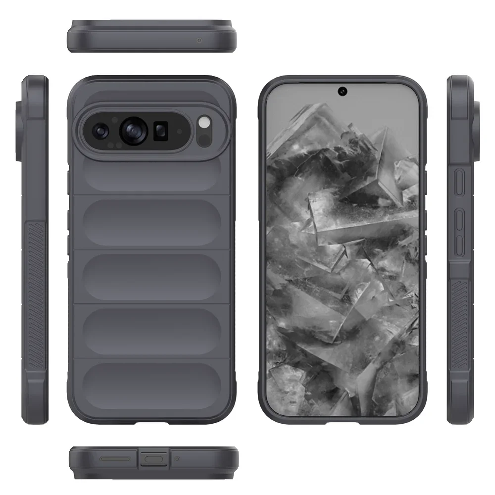 Silicone Matte Shockproof Phone Case - Soft Protective Cover with Skin Feel