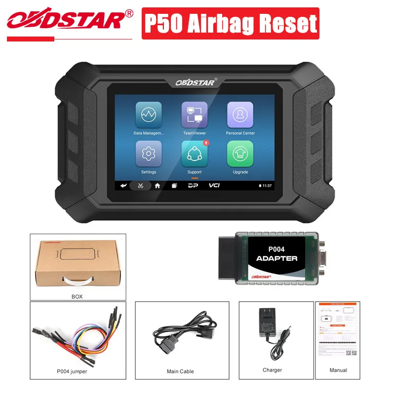 OBDSTAR P50 Airbag Reset Equipment Covers 38 Brands and Over 3000 ECU Part No. ecu programming tool