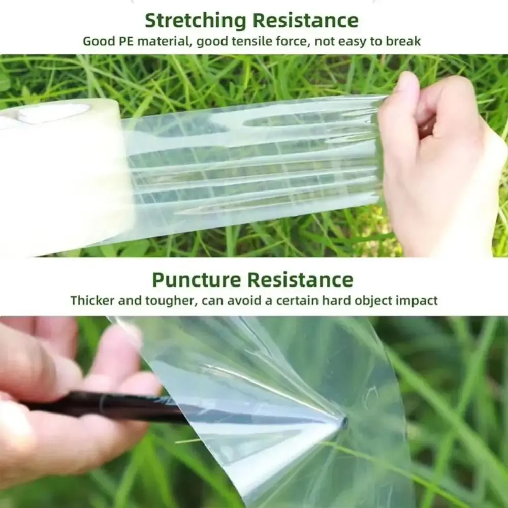 New UV Resistant Film Repair Tape Strong Adhesion Transparent Plastic Sheeting Tape Seaming Greenhouse Repair Patch