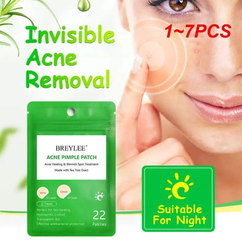 

1~7PCS BREYLEEAcne Patch Day & Night Acne Removal Tool Acne Spot Skin Care Face Mask Korean Skin Care Tools