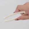 Straight-Head Plastic Tweezers Cosmetic Tweezers First-Aid Kit Tweezers Medical Tools Tweezers Wholesale Large White Clip 3
