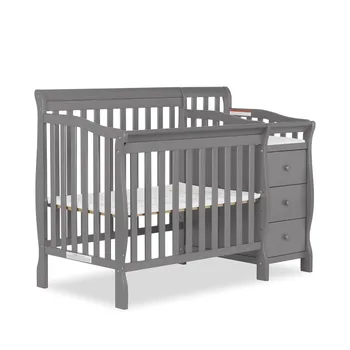 4-in-1 Mini Convertible Crib & Changer 1