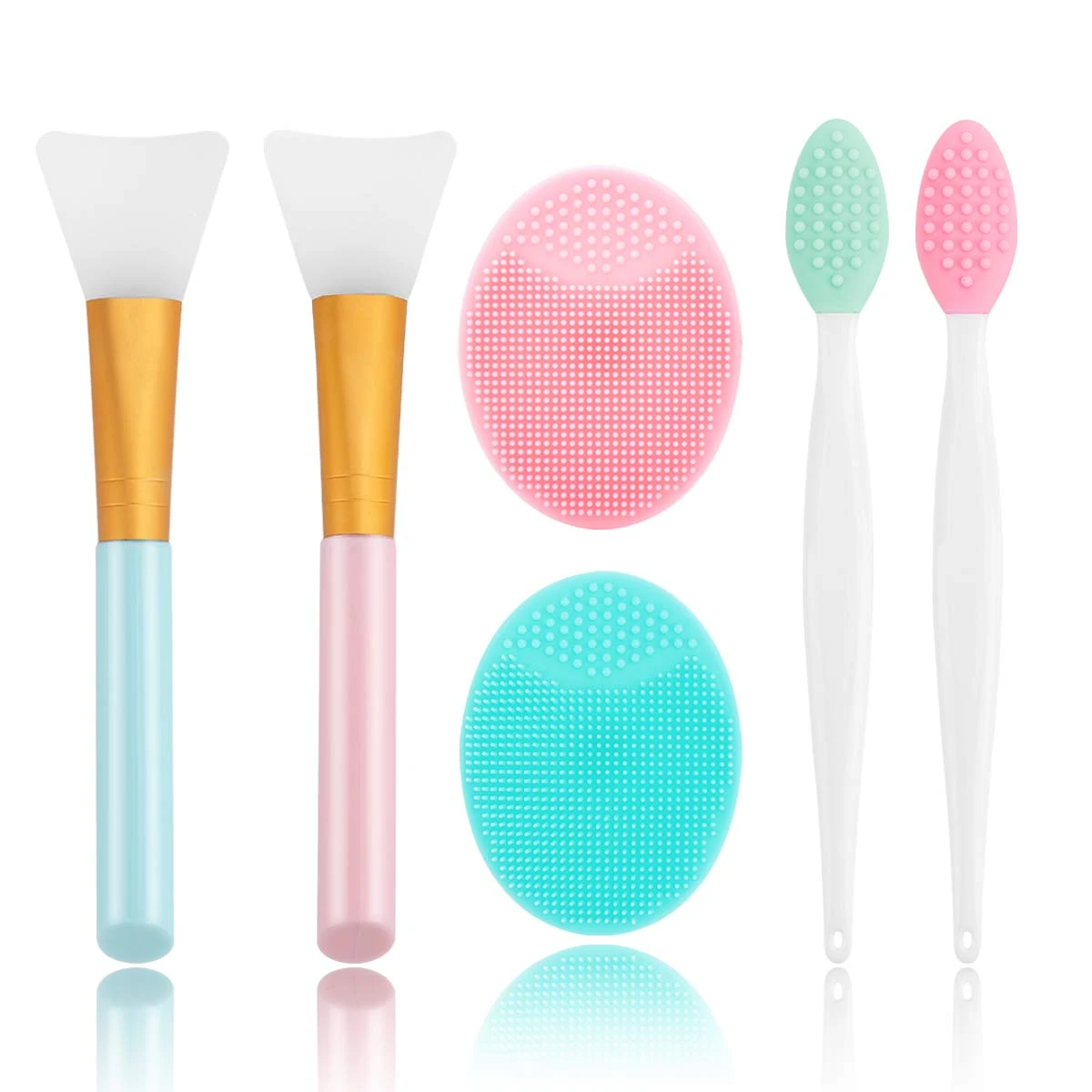 Silicone Face Cleansing Brush Lip Scrub Brush Facial Deep Pore Skincare