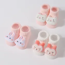 Adorable Cartoon Animal Baby Socks Set - Breathable Cotton Newborn Accessories - 0 - 6M (2)