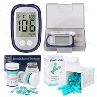 Medical Glucometer Blood Glucose Meter Mmol/L Mg/dl Glucometro for Diabetes Sugar 50pcs Test Strips Lancets