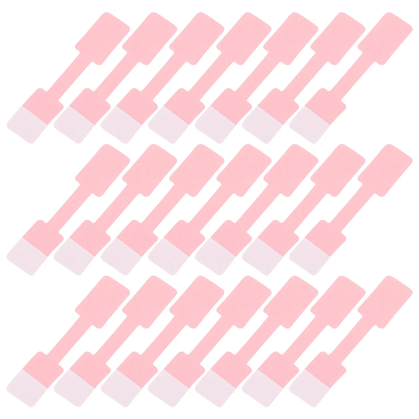 100pcs 쥬얼리 라벨 스티커 반지, 목걸이, 귀걸이, 팔찌, 시계용 빈 접착식 가격표, 필기 가능, 제거 가능, 없음