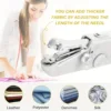1pc Mini Portable Handheld Sewing Machine, Quick Stitch Tool for Fabric, Cloth, Clothing 6