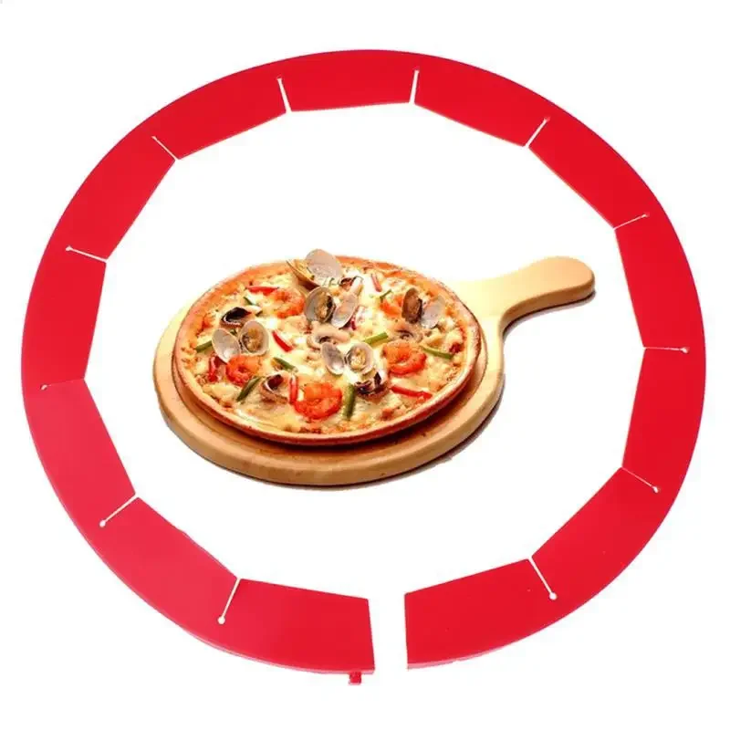 Adjustable Pie Crust Shield Reusable Silicone Pie Protectors Bake Crust Protector Cover Pizza Baking Kitchen Tools pie molds