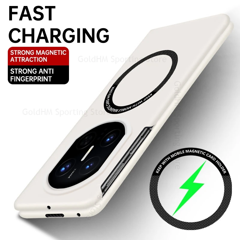 Matte Candy Solid Color Frameless Plastic Magsafe-Compatible Wireless Charging Case