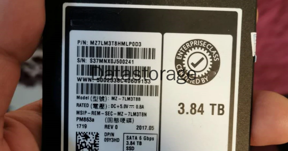 HDD 델 3.84T SSD SAS 12G PM1633 PM1633a 0CT0H2 04 NMJF용
