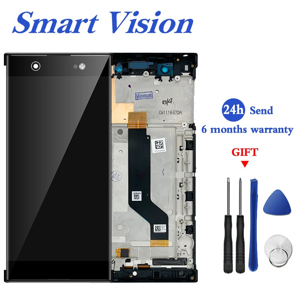 ЖК-дисплей с дигитайзером в сборе и рамкой для Sony Xperia XA1 Ultra G3221 G3212 G3223 G3226 C7 |