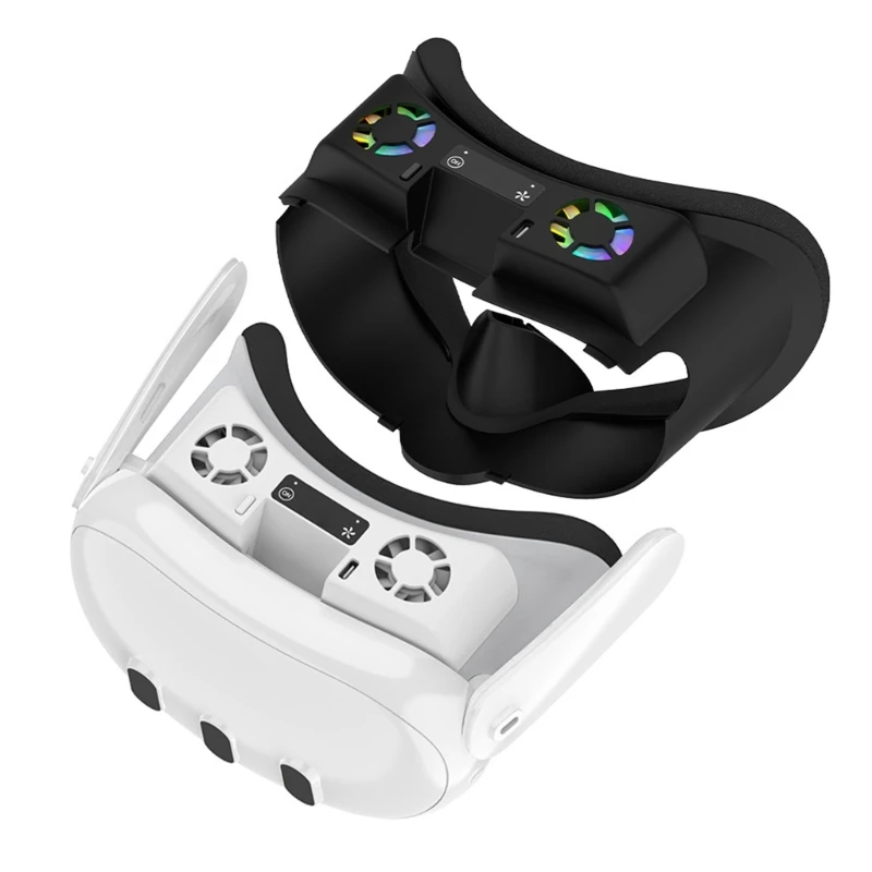 

J6PA RGB крышка для лица охлаждающая защита для глаз интерфейсы циркуляции воздуха сменная накладка для лица дышащая крышка для