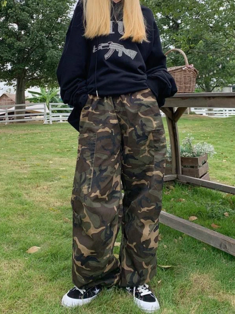 裾幅24cm【希少】Korean Army ameba camouflage pants