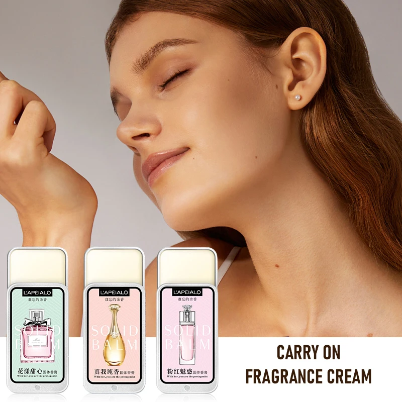 Irresistible Pheromone Solid Perfume Balm for Women - Long-Lasting & Portable Fragrance
