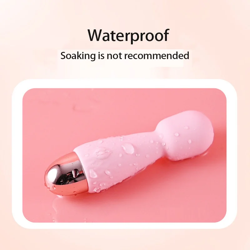 Mini-Vibrator für Frauen, tragbarer AV-Stab, 10 Modi, Vibration, Mini-Massagegerät, wiederaufladbar, wasserdicht, Masturbator, Sexy Shop_voghion.com