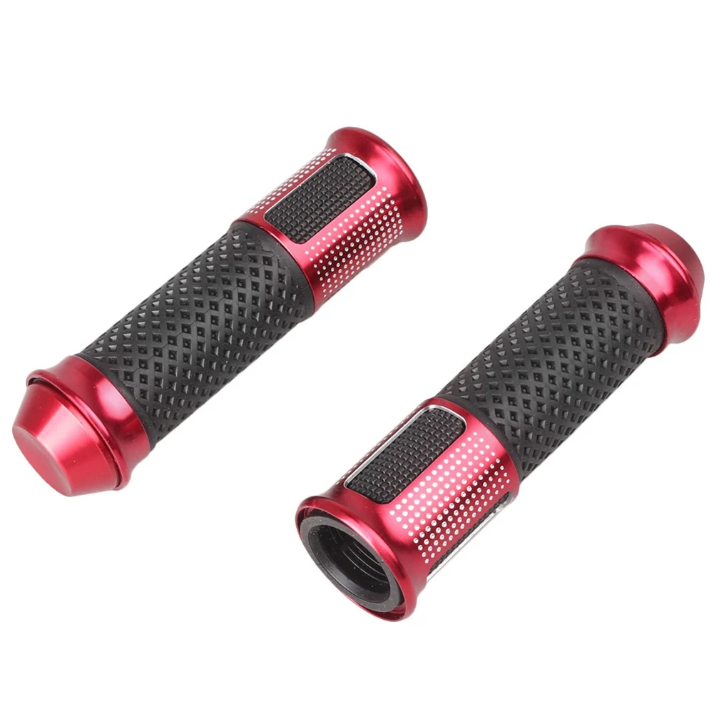 

7/8" Motorcycle Handlebars Handle Bars Grips with Bar End Caps For Racing CNC Aluminum Replacement
