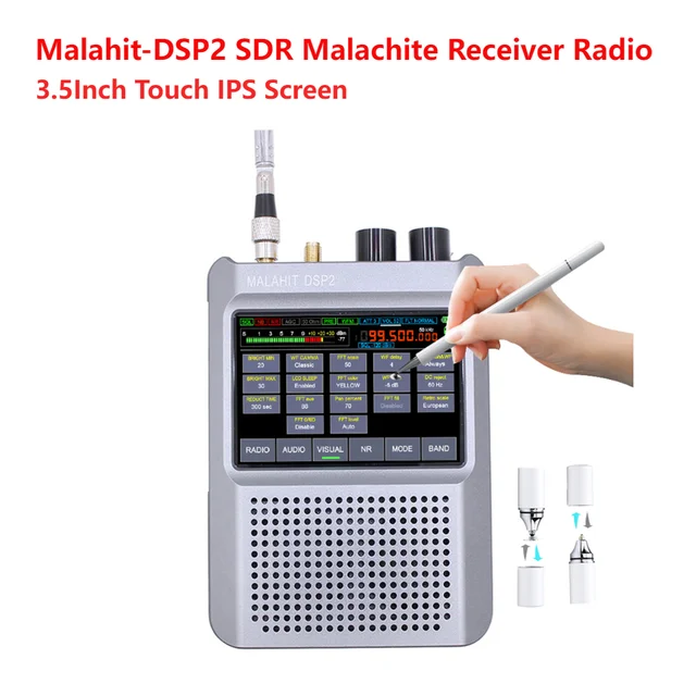 Malahit DSP2 受信機 New Malahit-DSP2 SDR Radio Firmware 2.40 Genuine Second