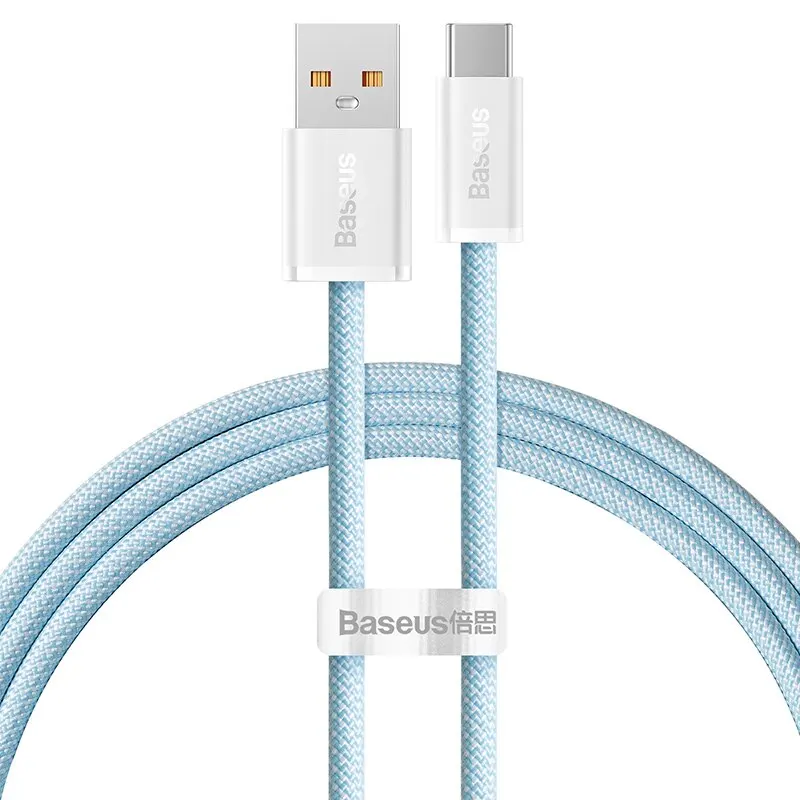 Baseus 100W cavo da USB A A USB C USB-C PD cavo di ricarica rapida per caricabatterie per cavo USBC Huawei Samsung Xiaomi Type-C