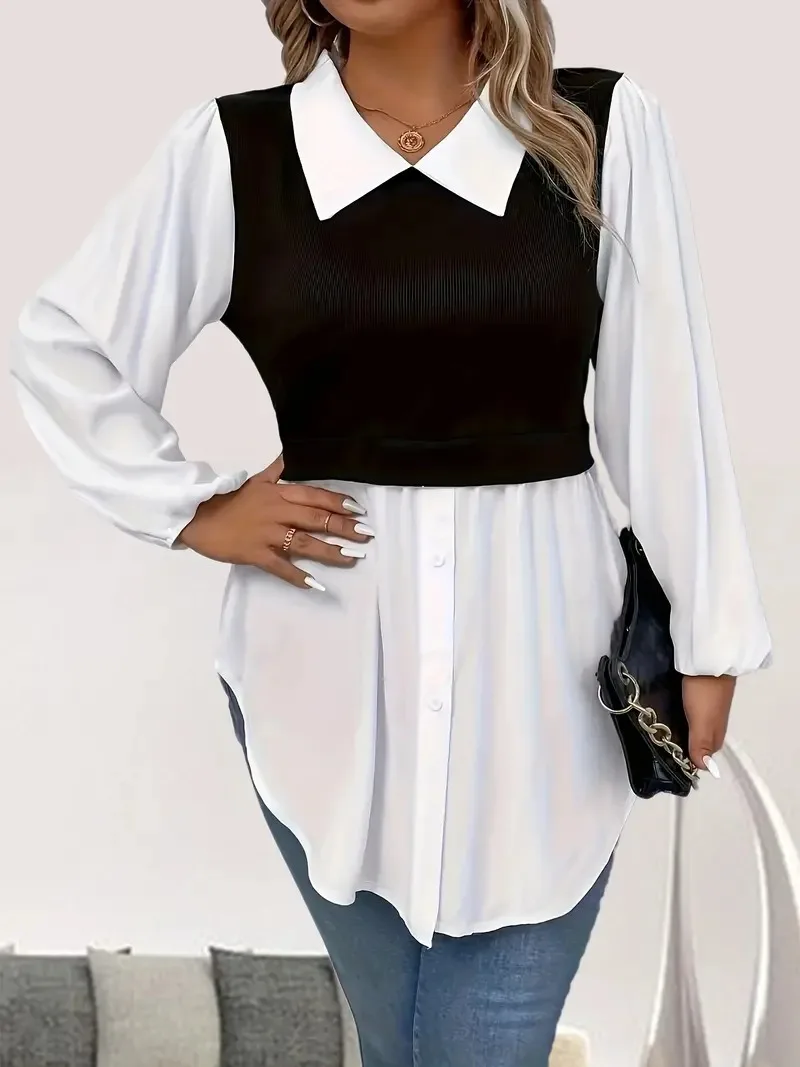 Neploe Blusa Plisada Con Manga Abombada Para Verano, Camisa Informal De
