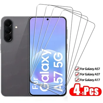 Pellicola Protettiva in Vetro Temperato Trasparente per Samsung Galaxy A57, A37, A17 - Protezione Schermo Completa