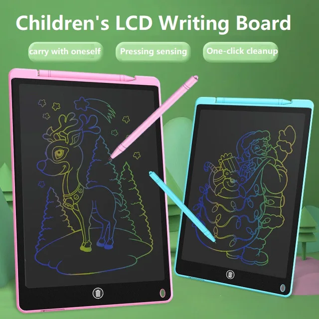 12 Inch Lcd Tablet for Drawing Writing Board Tablet Graphic Designs  Drawing Tablet Magic Electronic Notebook 6